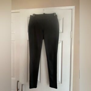 Faded Glory Black Leather Look Pants